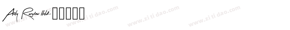 Arty Regular ttstd字体转换